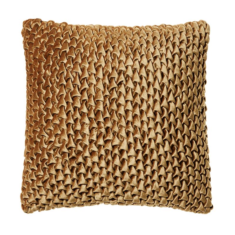 Persian Velvet Cushion Gold 