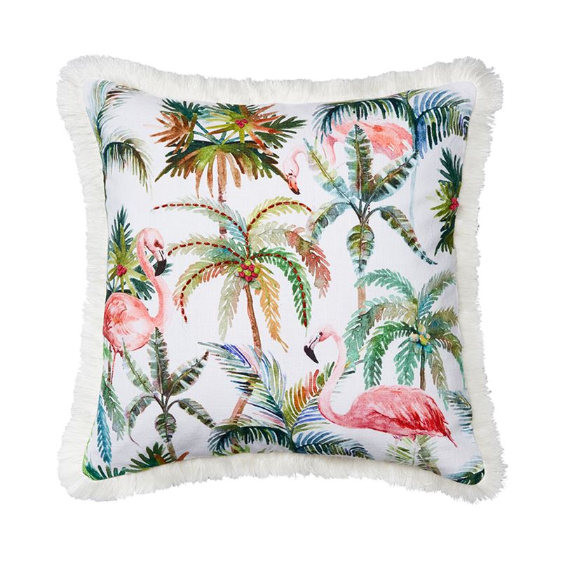 Welcome To The Jungle Cushion Flamingo Day 