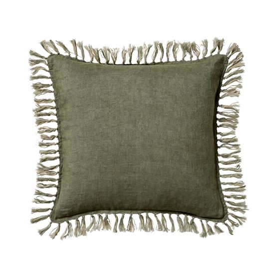 Genoa Pickle Vintage Washed Linen Cushion 