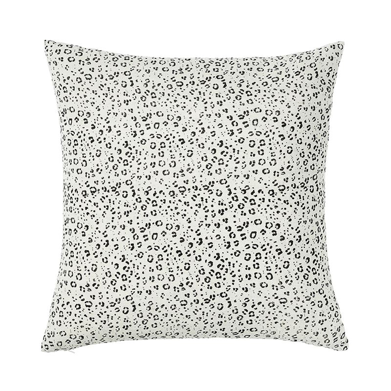 Malmo Leopard Natural Linen Cushion