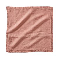 Belgian Vintage Washed Linen Dusty Rose Cushion Cover