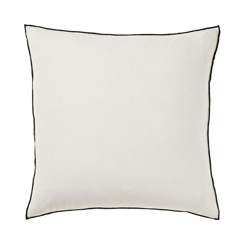Mark Tuckey Washed Linen White Cushion 