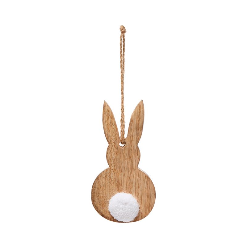 Easter Hanging Timber Rabbit Decoration
