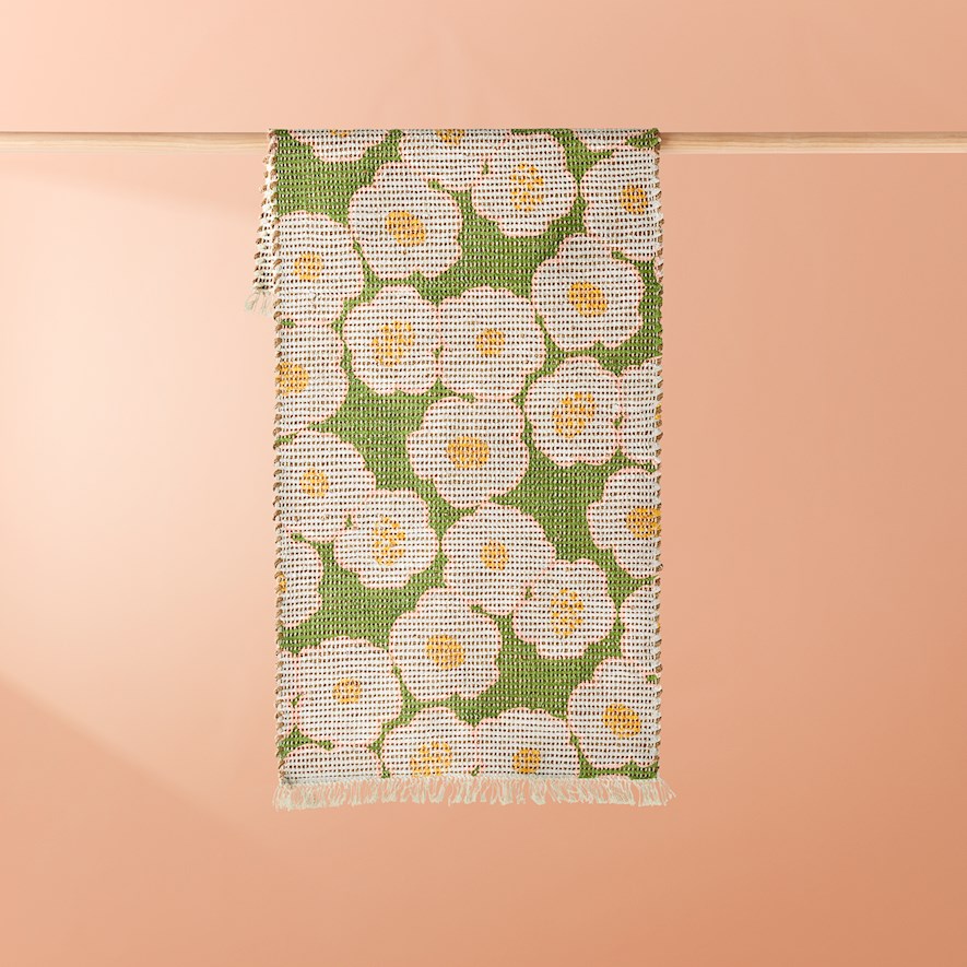 Togetherness Green Grey Rug Runner Adairs