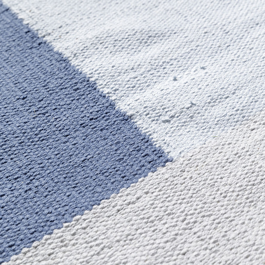 Home Republic - Colour Blocking Rug Blue | Adairs