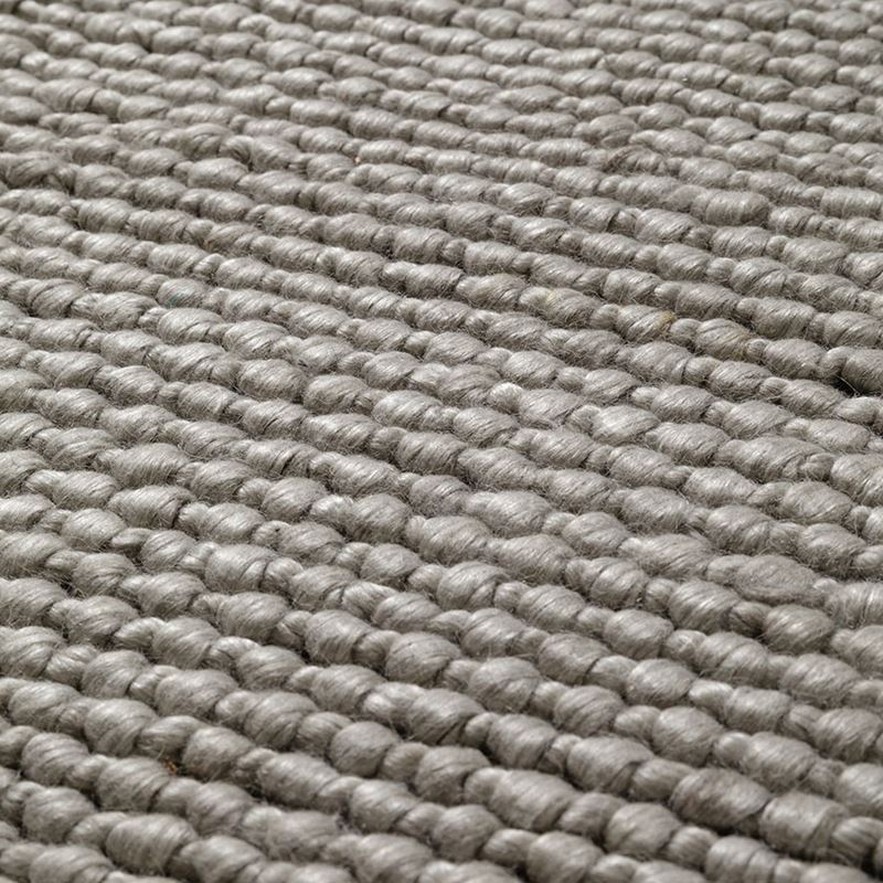 The Wool Collection Rug Pale Grey Cosmic