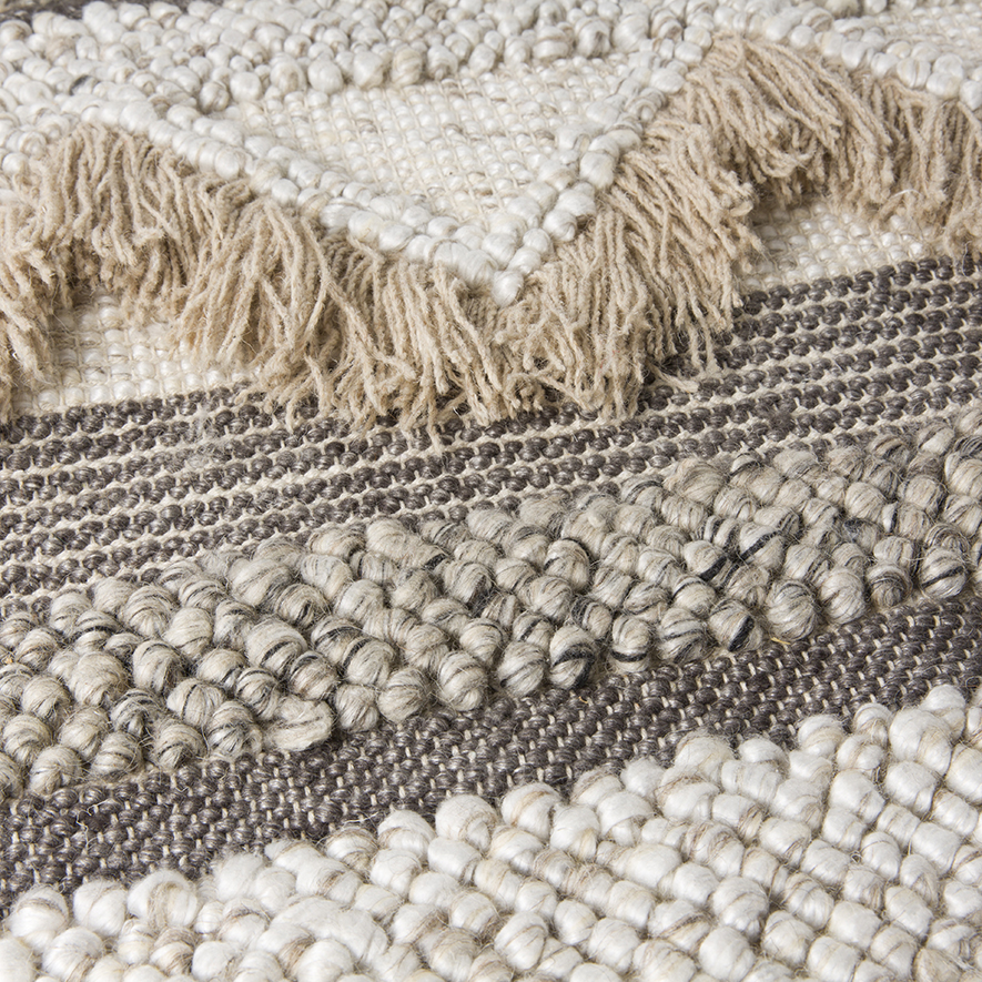 Home Republic - Boheme Rug Natural Fringe | Adairs