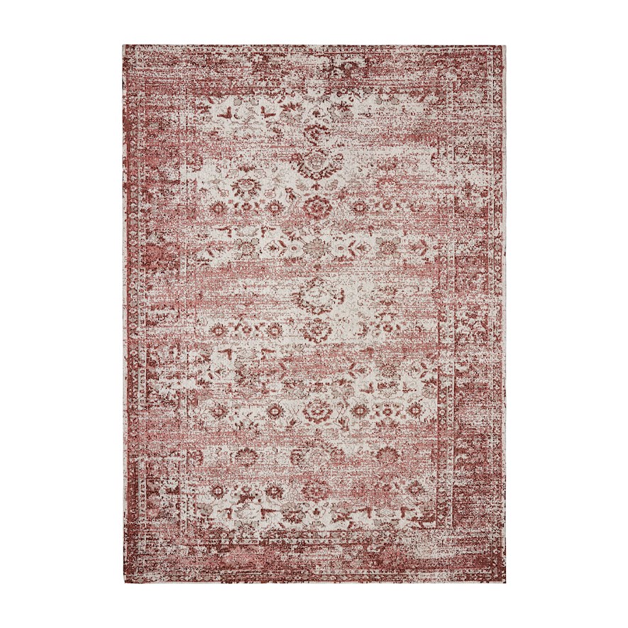 Home Republic - Boheme Rug Soft Pink Jacquard | Adairs