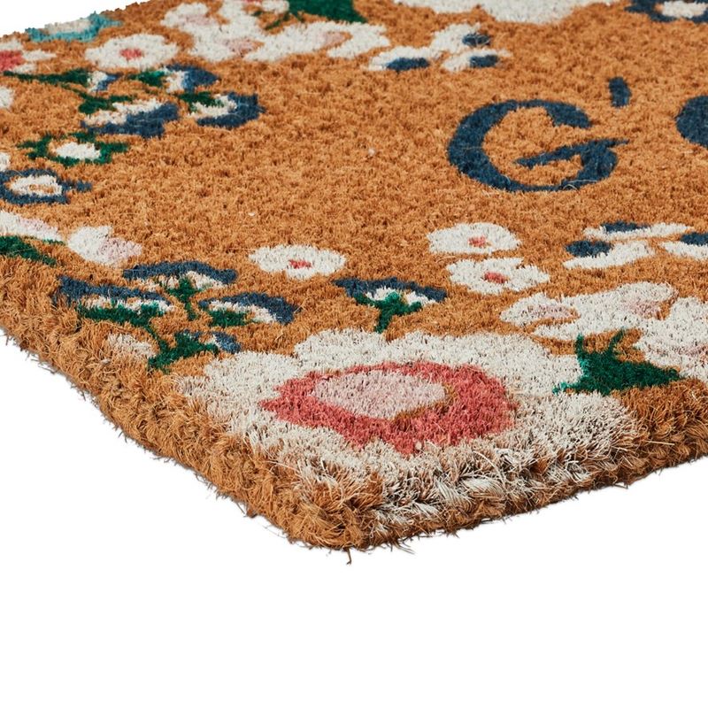 Gday Floral Regular Coir Doormat 
