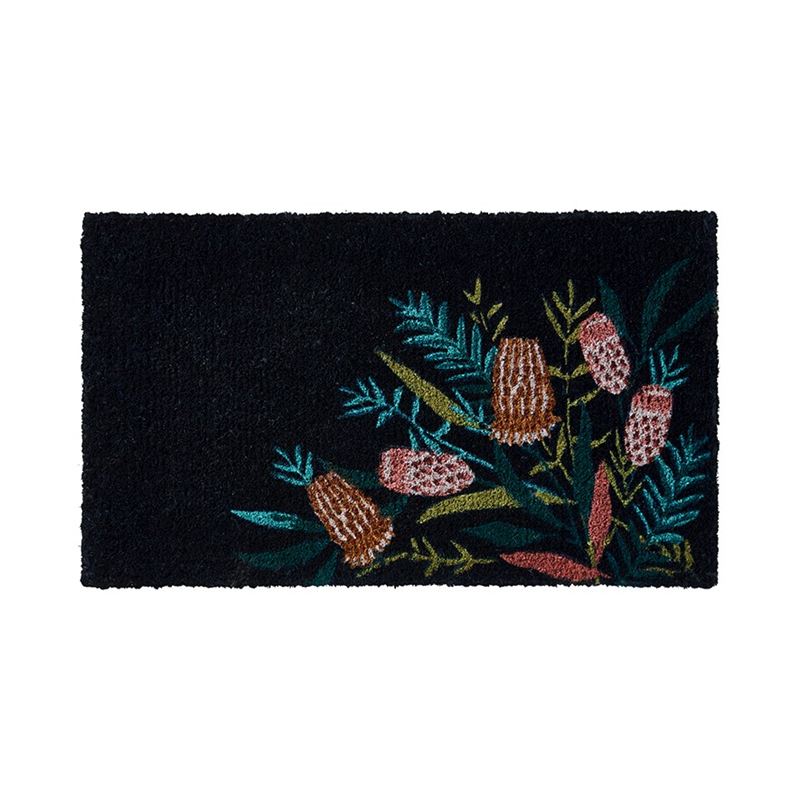 Coir Native Floral Regular Doormat
