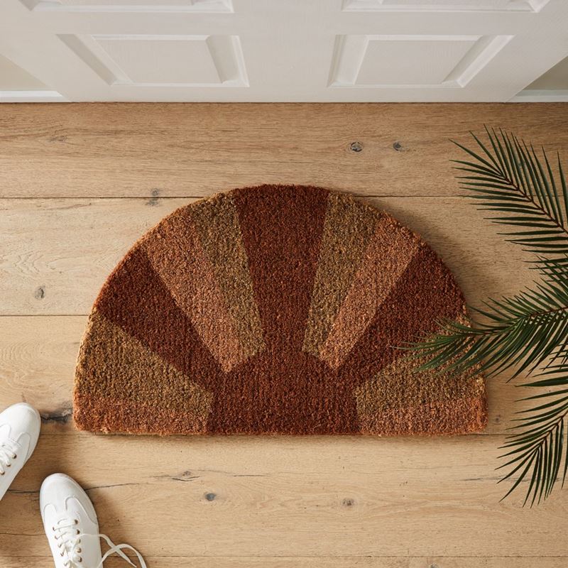 Sun Round Coir Doormat