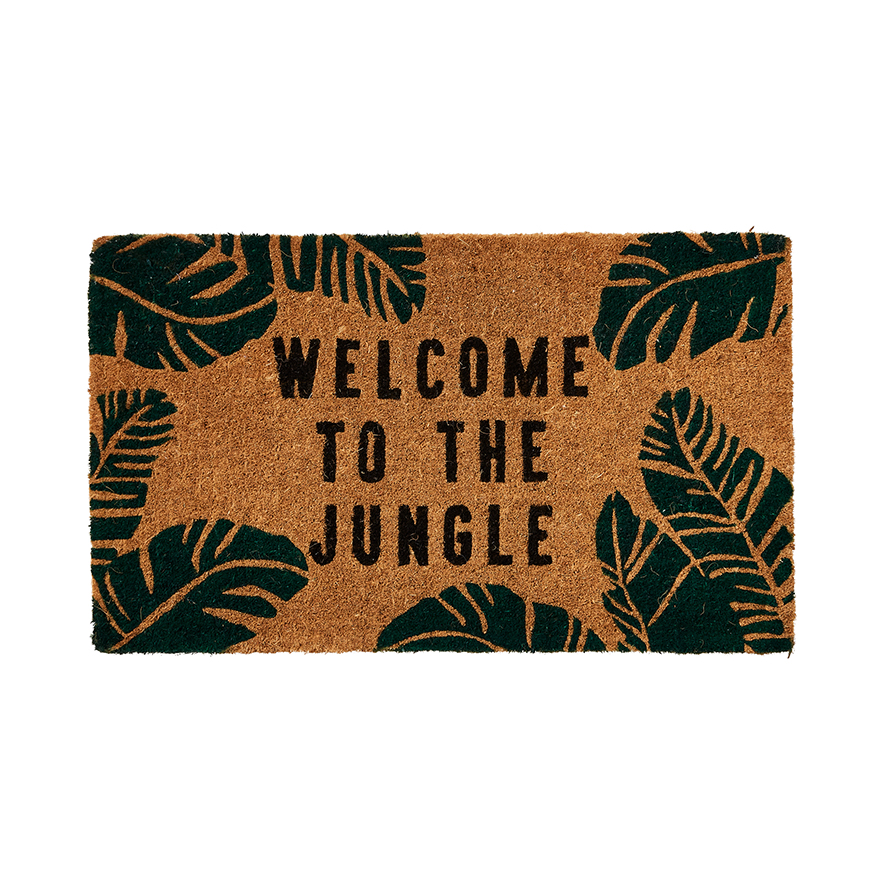 Home Republic To The Jungle Coir Door Mat in High Thickness