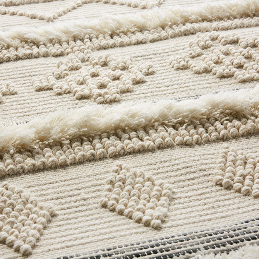 Home Republic Miami Rug Natural & Grey Adairs