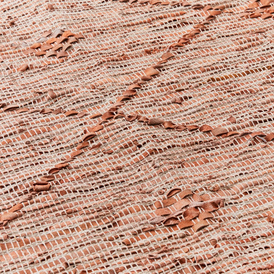 Home Republic - Harlem Terracotta Rug | Adairs