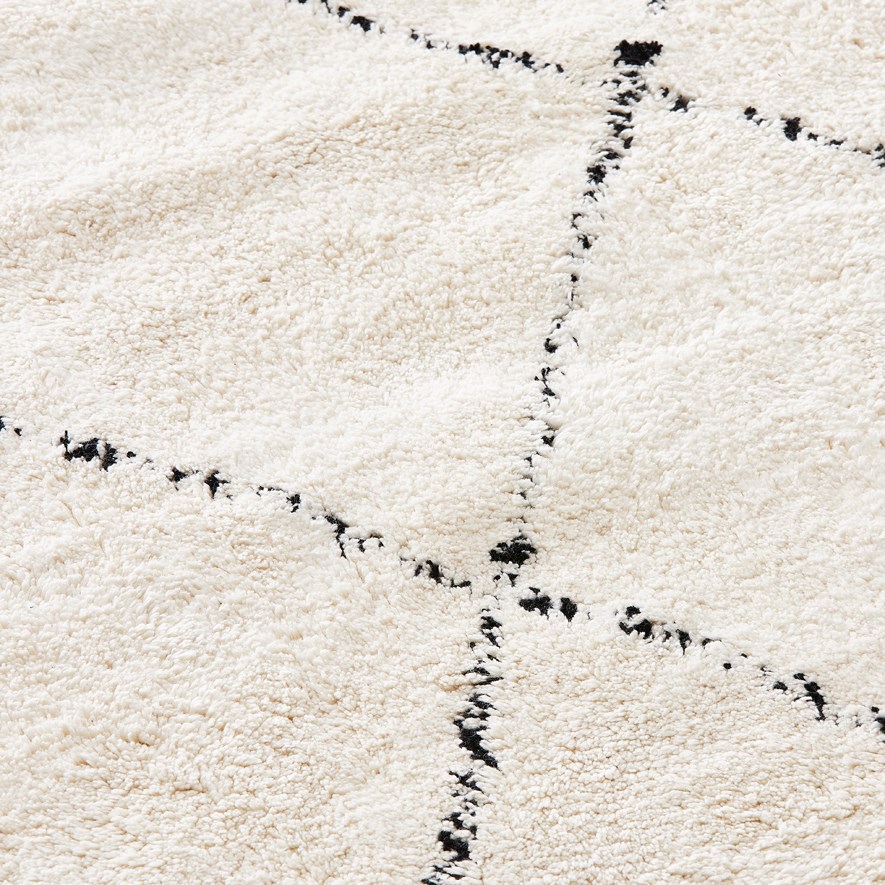 Home Republic - Dorset Natural Diamond Rug | Adairs