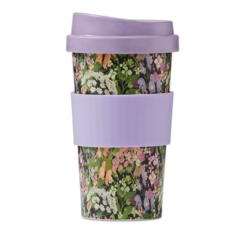 Posy Floral Lilac Bamboo Cup