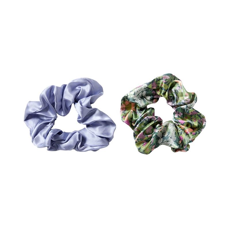 Posy Floral Lilac Scrunchie 2 Pack