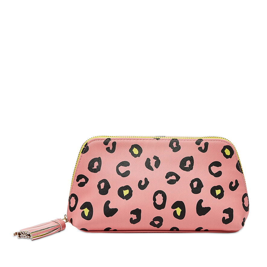 Everbloom Dusty Rose Glam & Go Quilted Cosmetic Bag main image 0