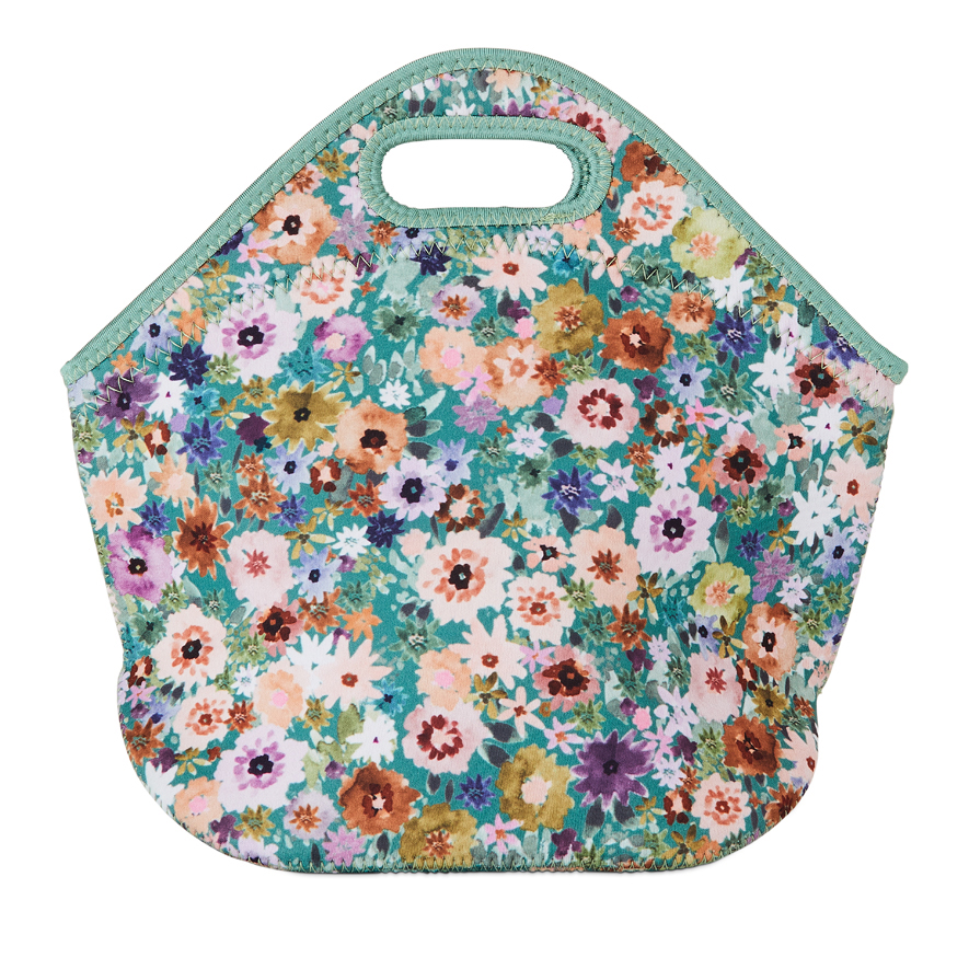 Carrie Sage Floral Lunch Bag Adairs