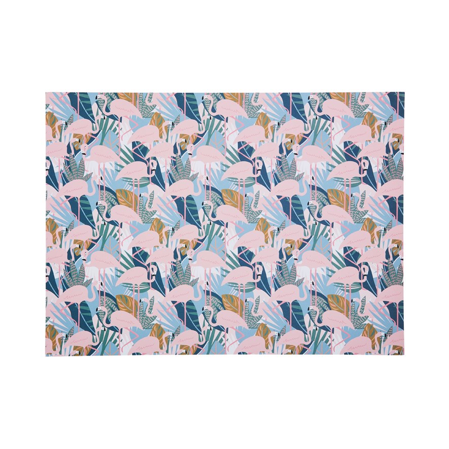 Flamingo Dream Collection Pink Paper Placemats Pack of 50 Adairs