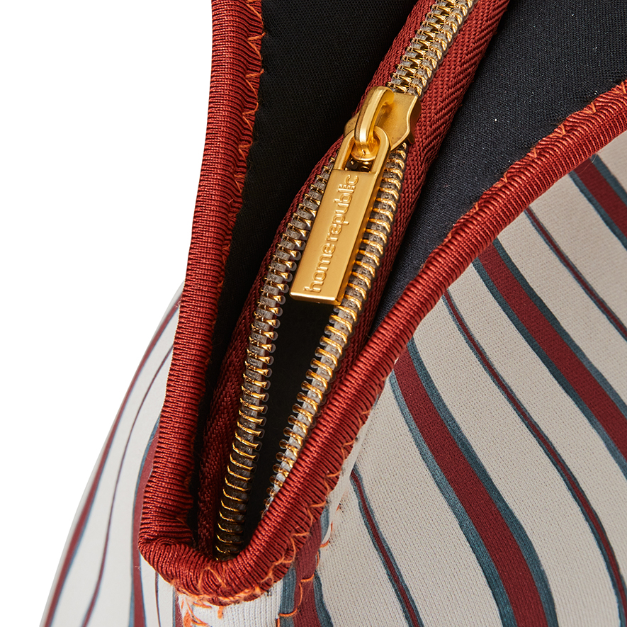 Awning Stripes Mix Puffy Lunch Bag