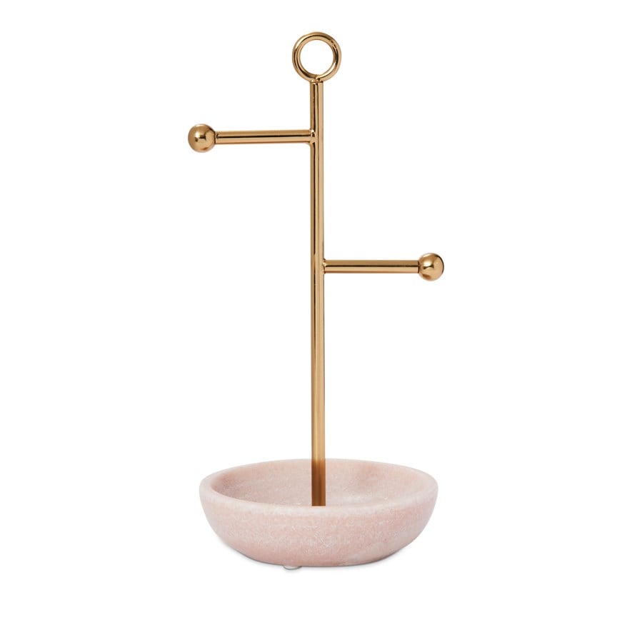 Gold on sale necklace hanger