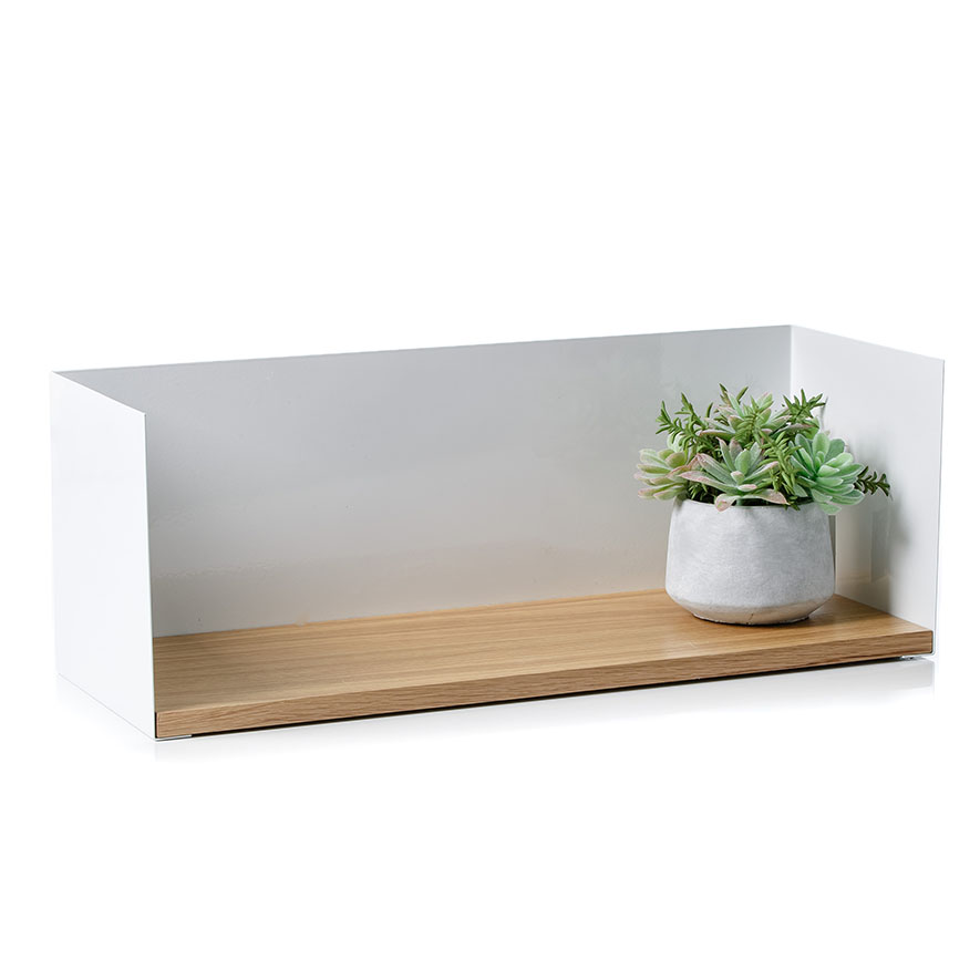 Home Republic White & Natural Berlin Shelf Adairs