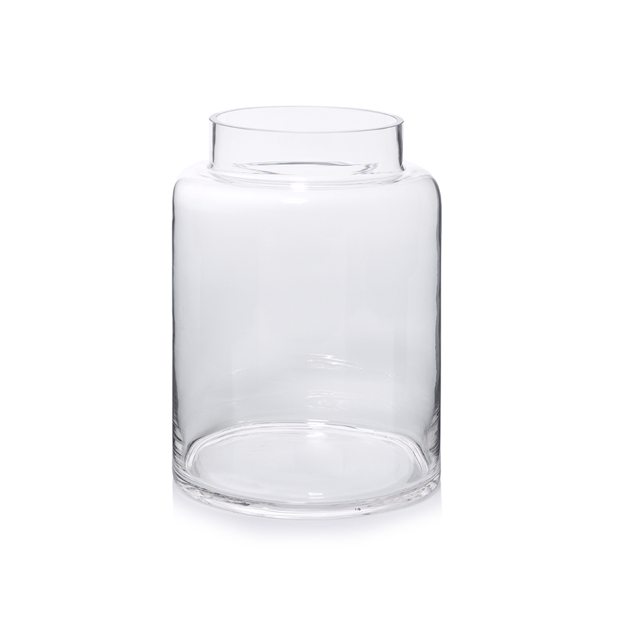 Extra large glass shop vase