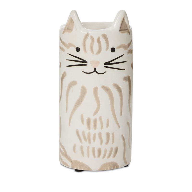 Lily Cat Vase  Furry 
