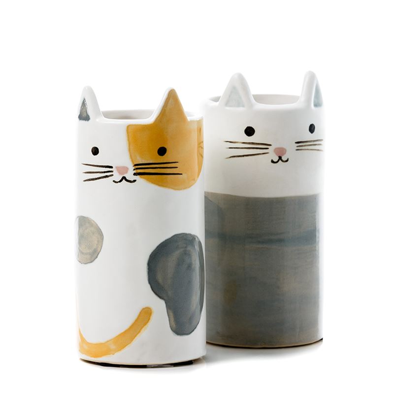 Lily Cat Vase Tortie 