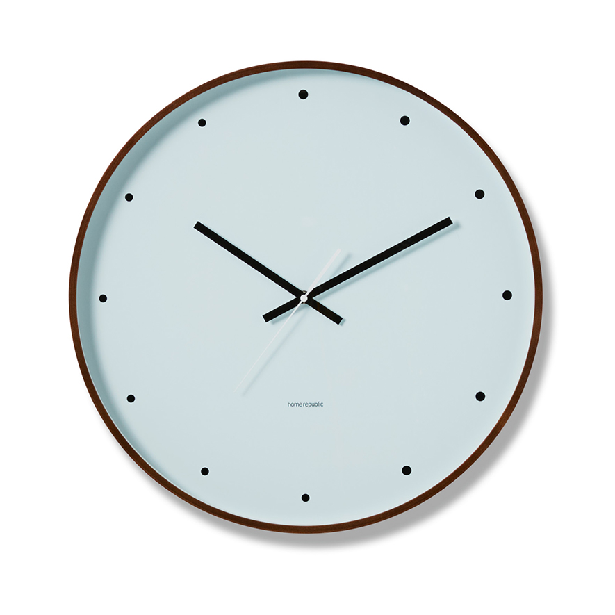 Home Republic Noosa Clock Sky Polka Dot Adairs