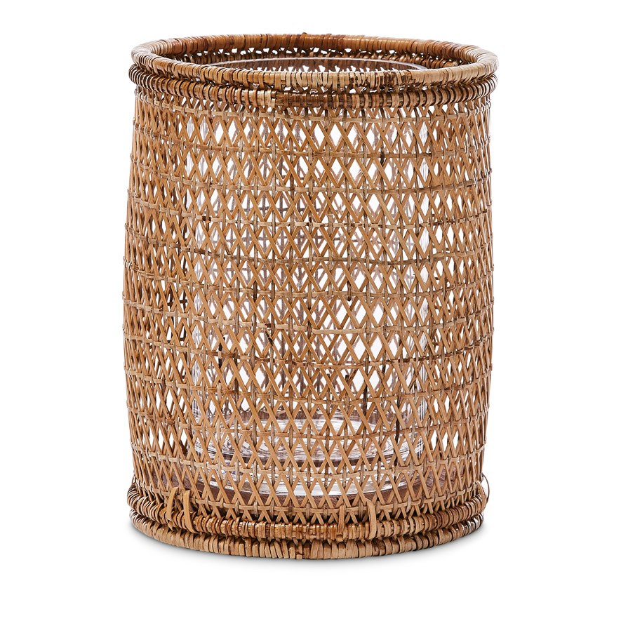 Home Republic Rattan Natural Candle Holder Adairs