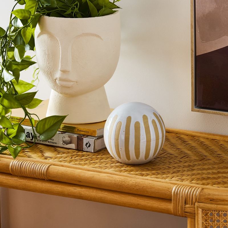 Tropea White Decorative Ball 