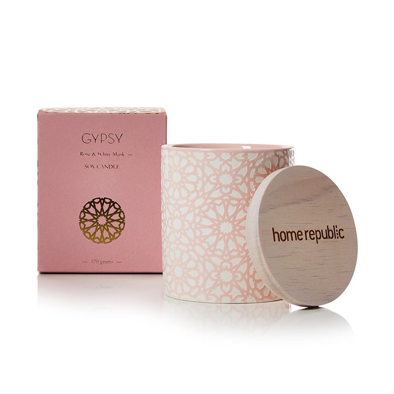 Gypsy Rose & White Musk Candle