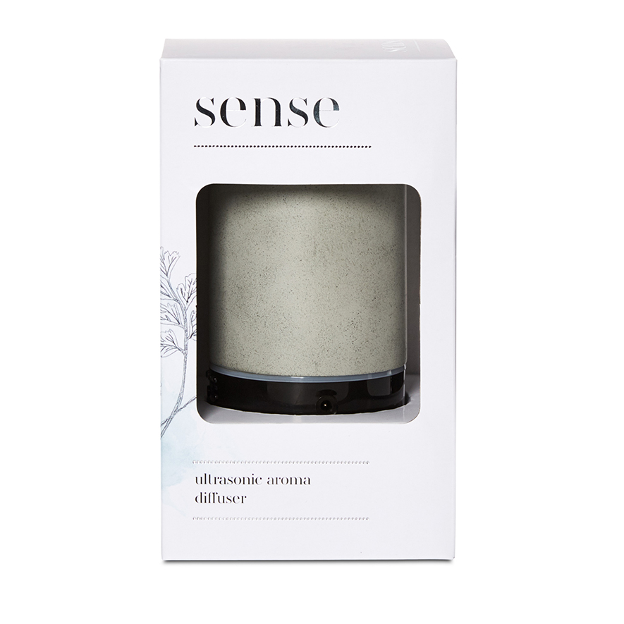 Home Republic - Sense Ultrasonic Diffuser Grey Concrete | Adairs