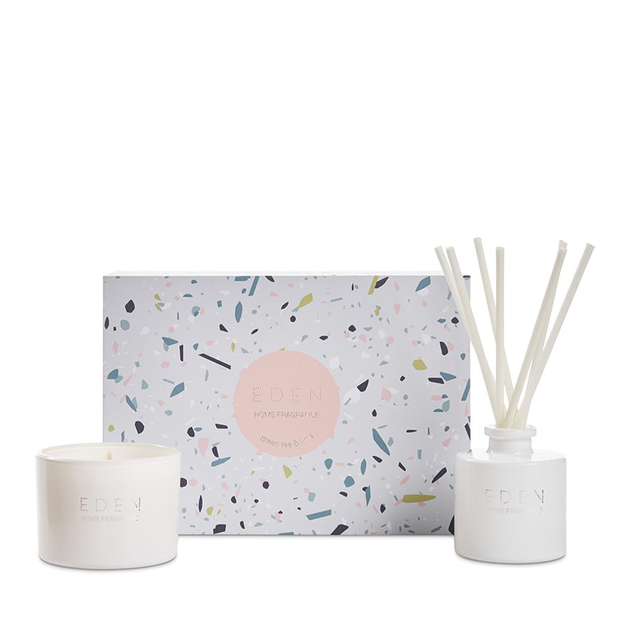 Home Republic Eden Home Fragrance Green Tea & Lime Gift Set 90g
