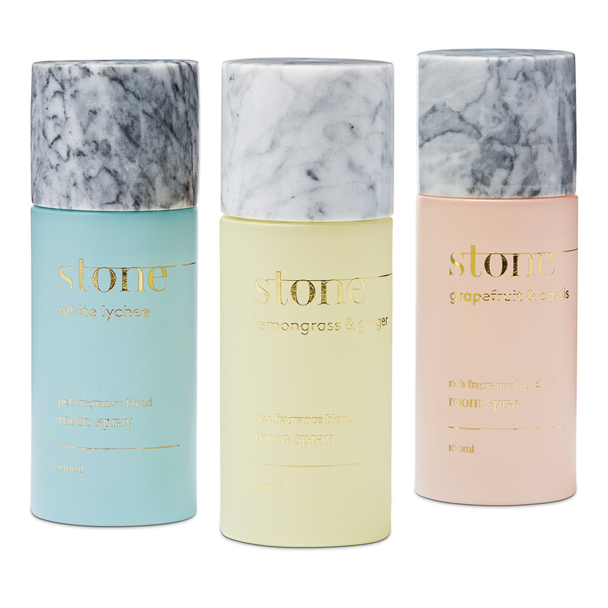 Home Republic Stone Collection Lemongrass & Ginger Room Spray Adairs