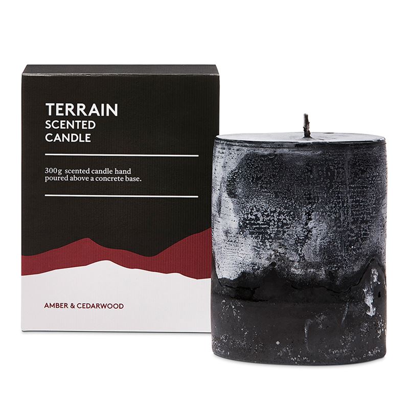 Terrain Amber Cedarwood Home Fragrance Candle