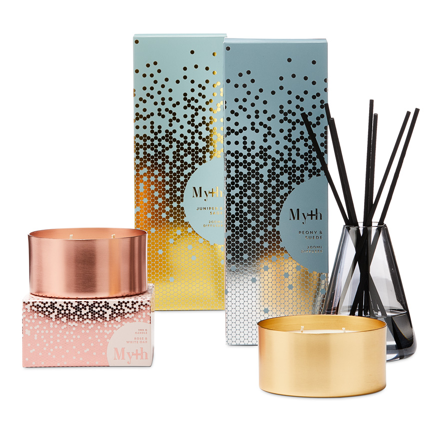 Myth Home Fragrance Peony & Suede Diffuser Adairs