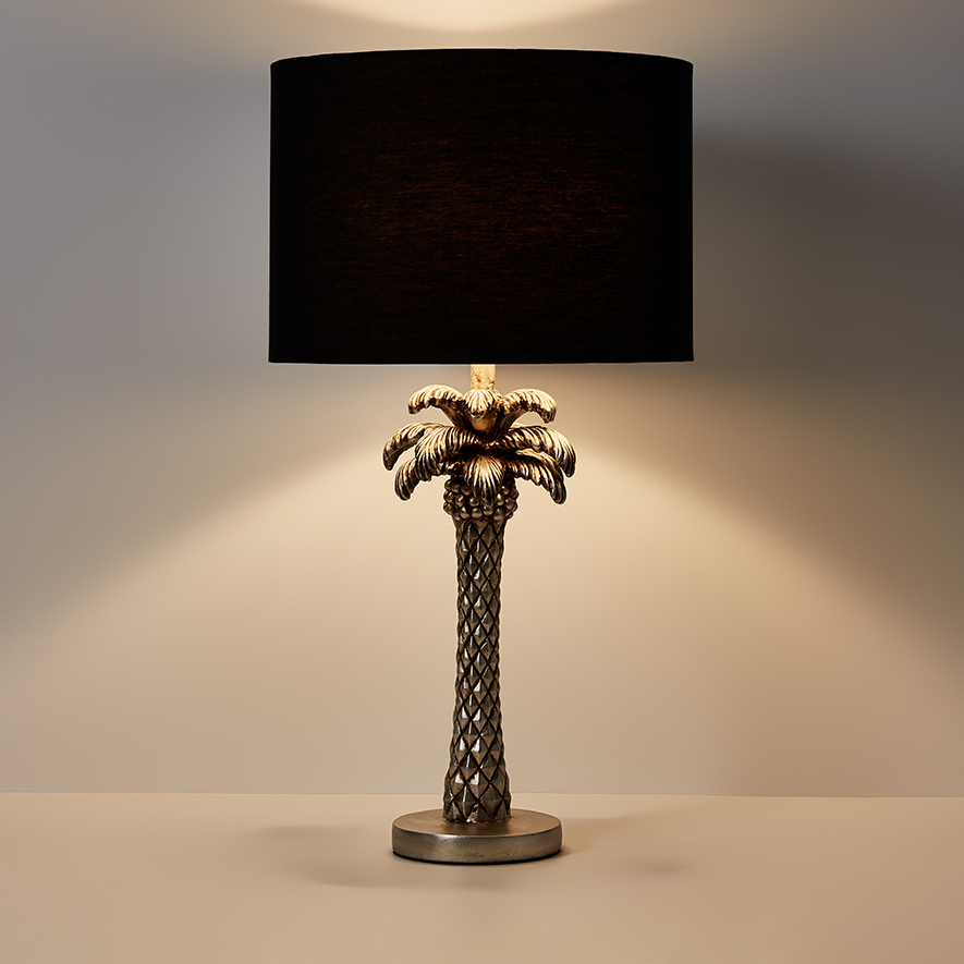 Silver palm tree lamp hotsell