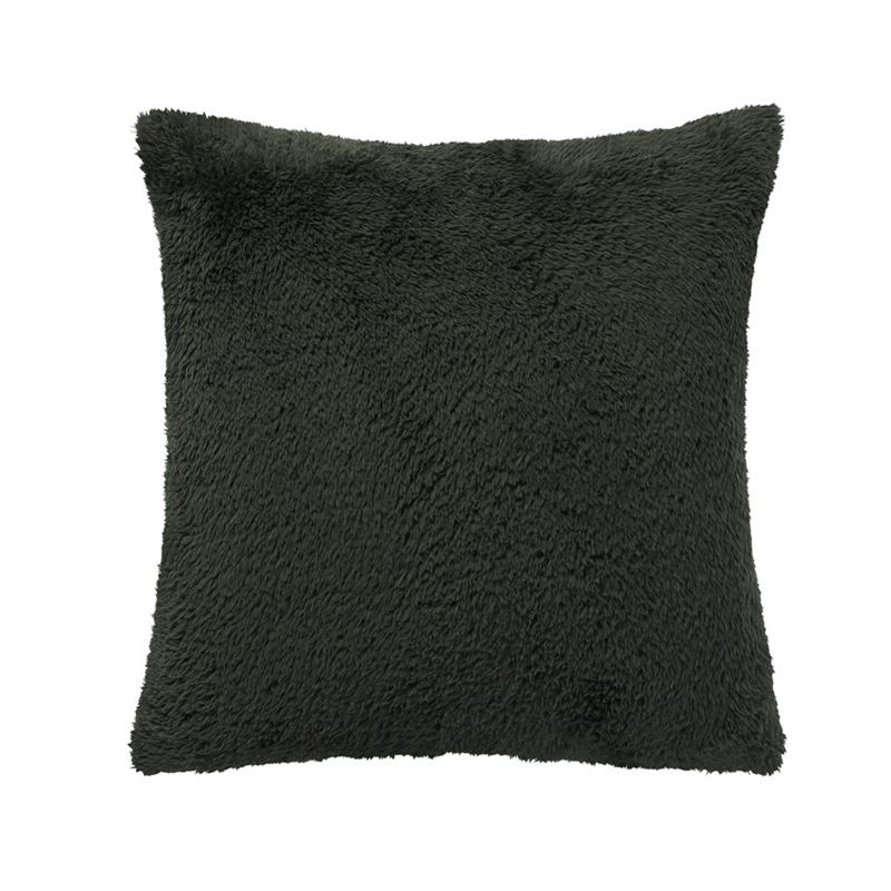 Kyrie Deep Forest Fleece Cushion | Adairs