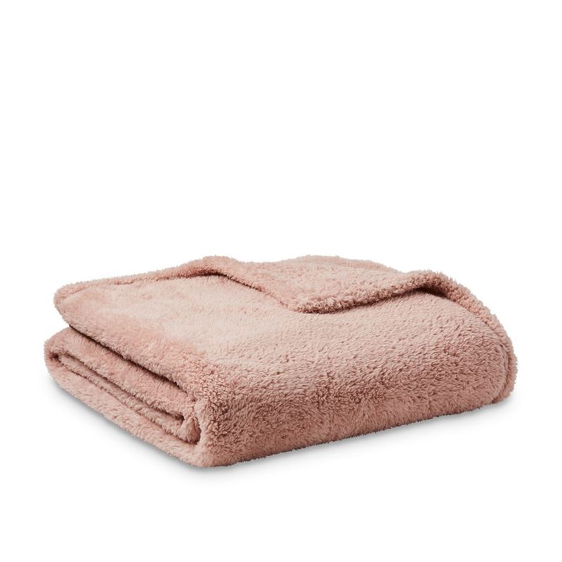 Kyrie Dusty Pink Fleece Blanket