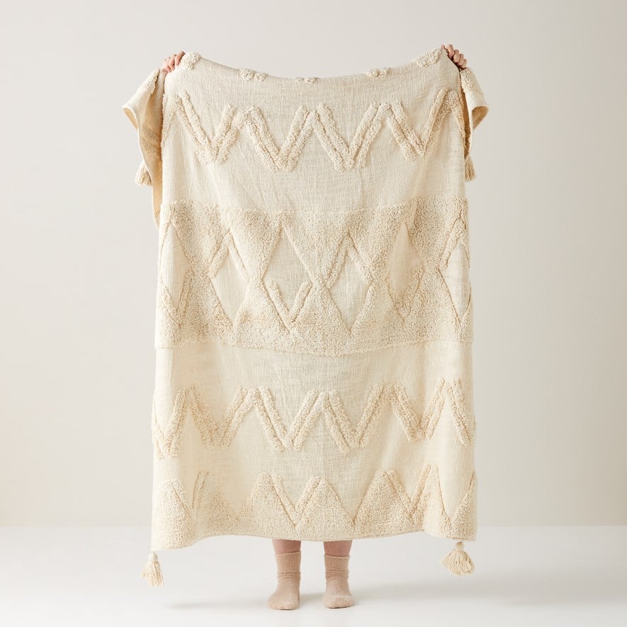 Adairs sales natural throw