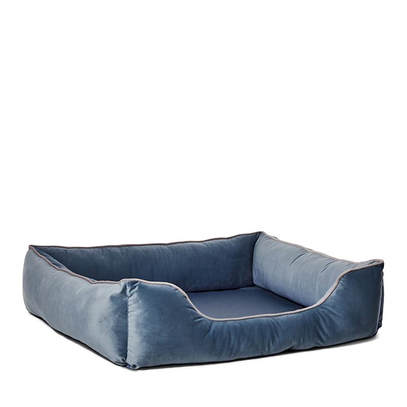 Comfort Collection Velvet Baltic Blue Snuggle Mat Bumper