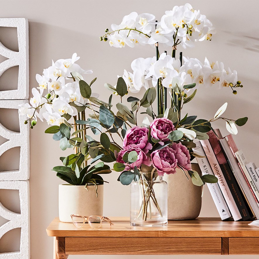Artificial orchids on sale for sale
