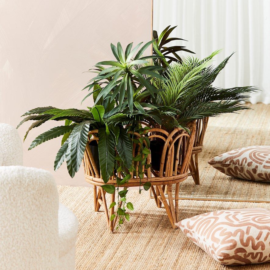 Home Republic Airlie Natural Double Plant Stand Adairs