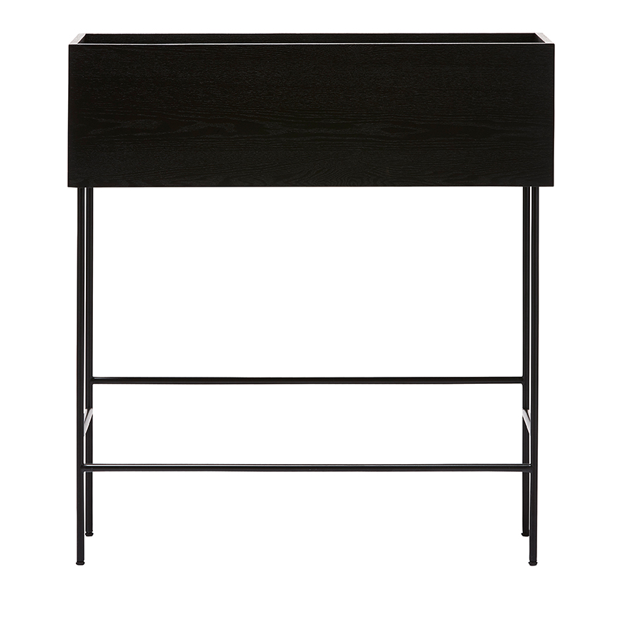 Sorrento Black Plant Stand Adairs