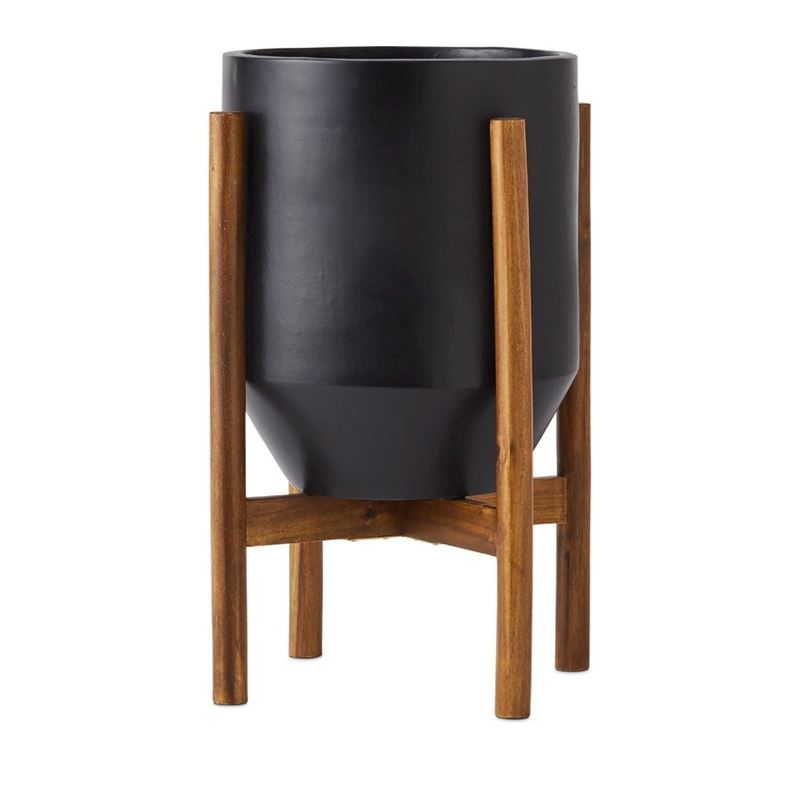 Wagner Black Plant Stand 