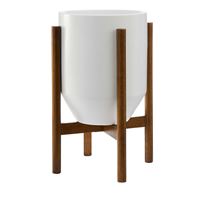 Wagner White Plant Stand 