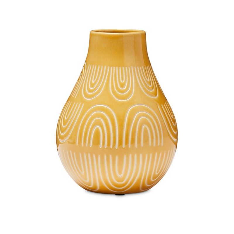 Helios Mustard Small Vase
